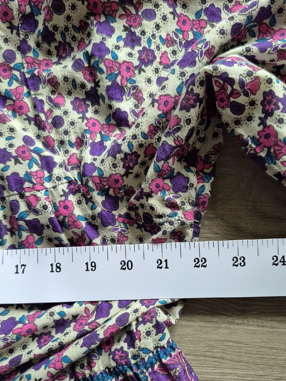 NATURAL LIFE Purple Floral Tiered Maxi Dress. Size M - Picture 10 of 13